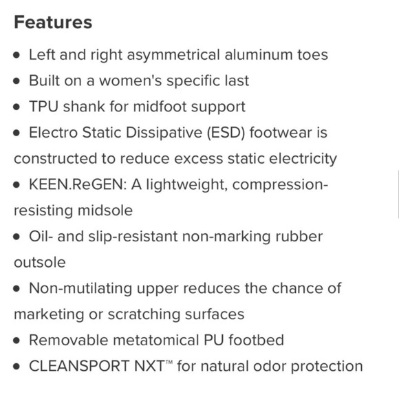 KEEN Utility Sparta Aluminum Toe Work Shoes BLACK/GREY FLANNEL Women size 7 - Picture 6 of 16